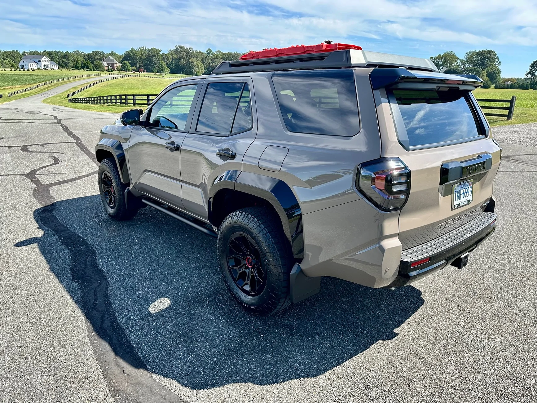 2025 4runner 6th gen My Mudbath TRD Pro build - XPEL PPF, ceramic coating, ARB roof rack, ARB traction boards, red recovery hooks, Rigid ditch lights, etc. IMG_1009