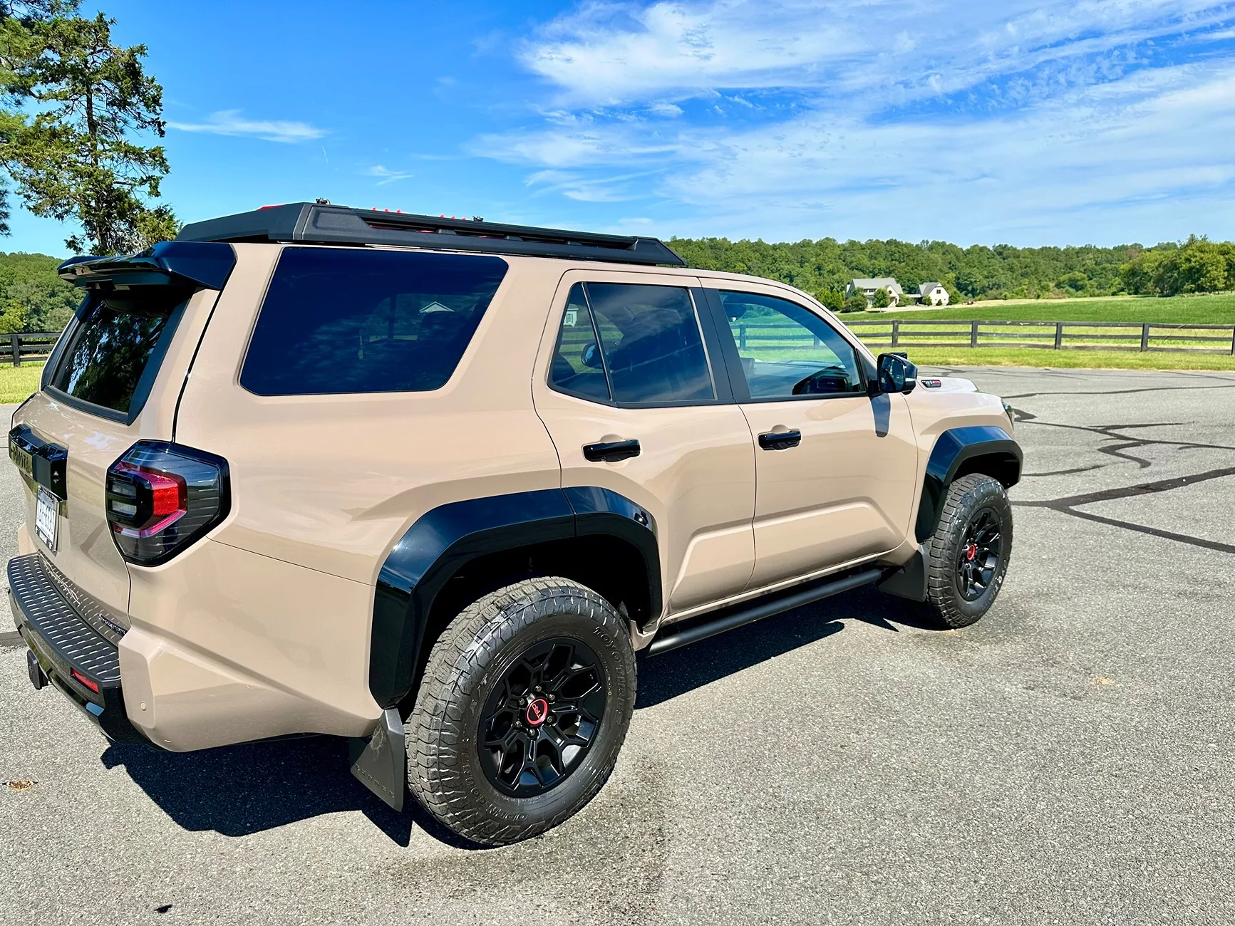 2025 4runner 6th gen My Mudbath TRD Pro build - XPEL PPF, ceramic coating, ARB roof rack, ARB traction boards, red recovery hooks, Rigid ditch lights, etc. IMG_1007