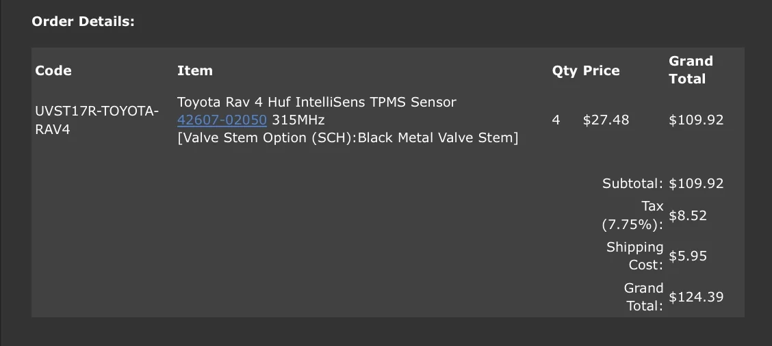 2025 4runner 6th gen Aftermarket TPMS - good option IMG_3521