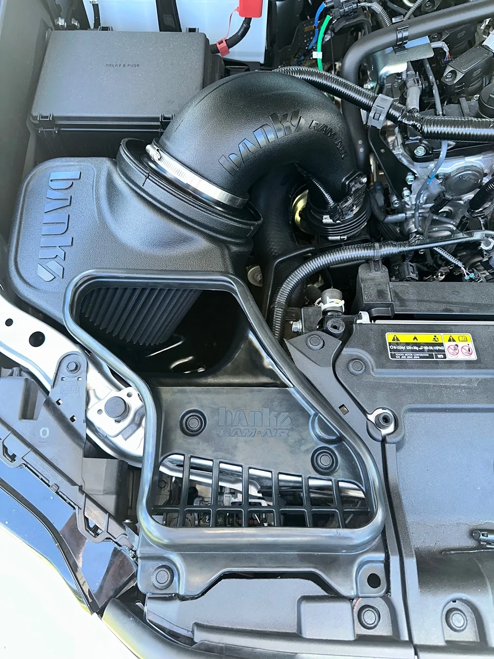 2025 4runner 6th gen Banks Tuning Ram Air Intake installed on non-hybrid gas 2025 4Runner TRD Sport Premium IMG_7977