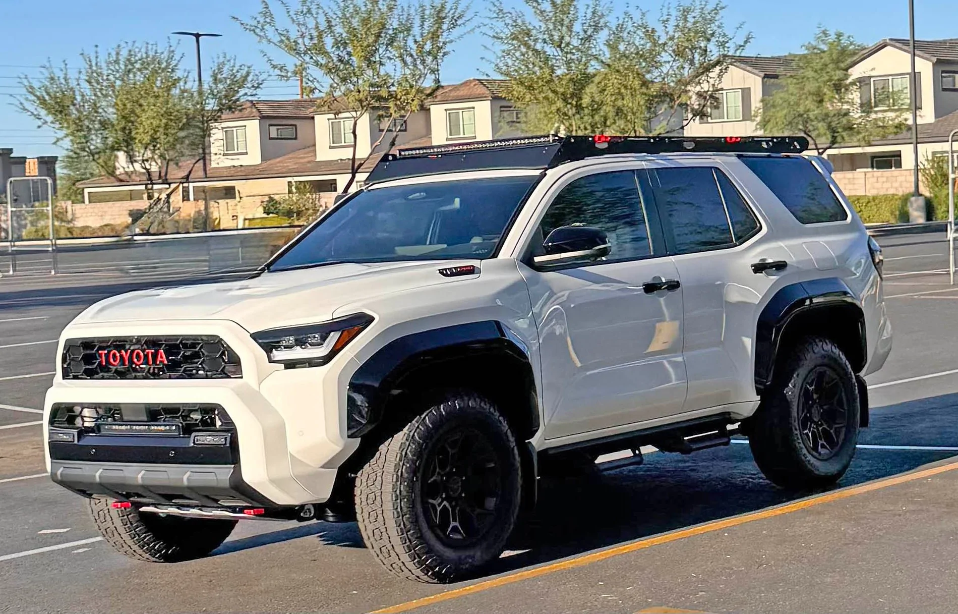 2025 4runner 6th gen Sherpa Rack (Capitol Roof Rack) installed on my TRD ORP iForce MAX sherpa roof rack rigid light bar 6th gen 2025 4runner
