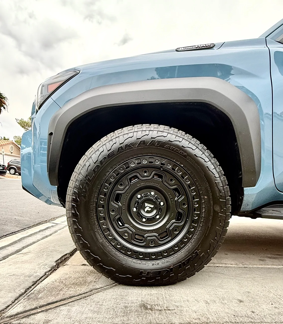 2025 4runner 6th gen 18" Fittipaldi FT100 Black Wheels (+18 offset) on Falken Wildpeak AT3 (285/65/18) IMG_3688