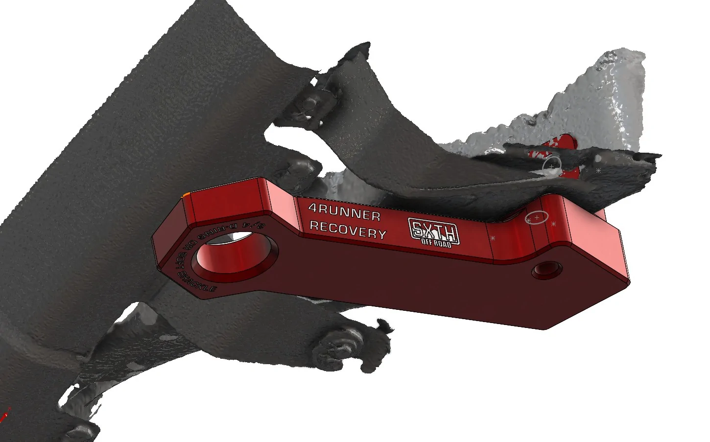 2025 4runner 6th gen SXTH Element Prototype Rear Recovery Point (4runner 6th Gen)  – Feedback Wanted Render4 3