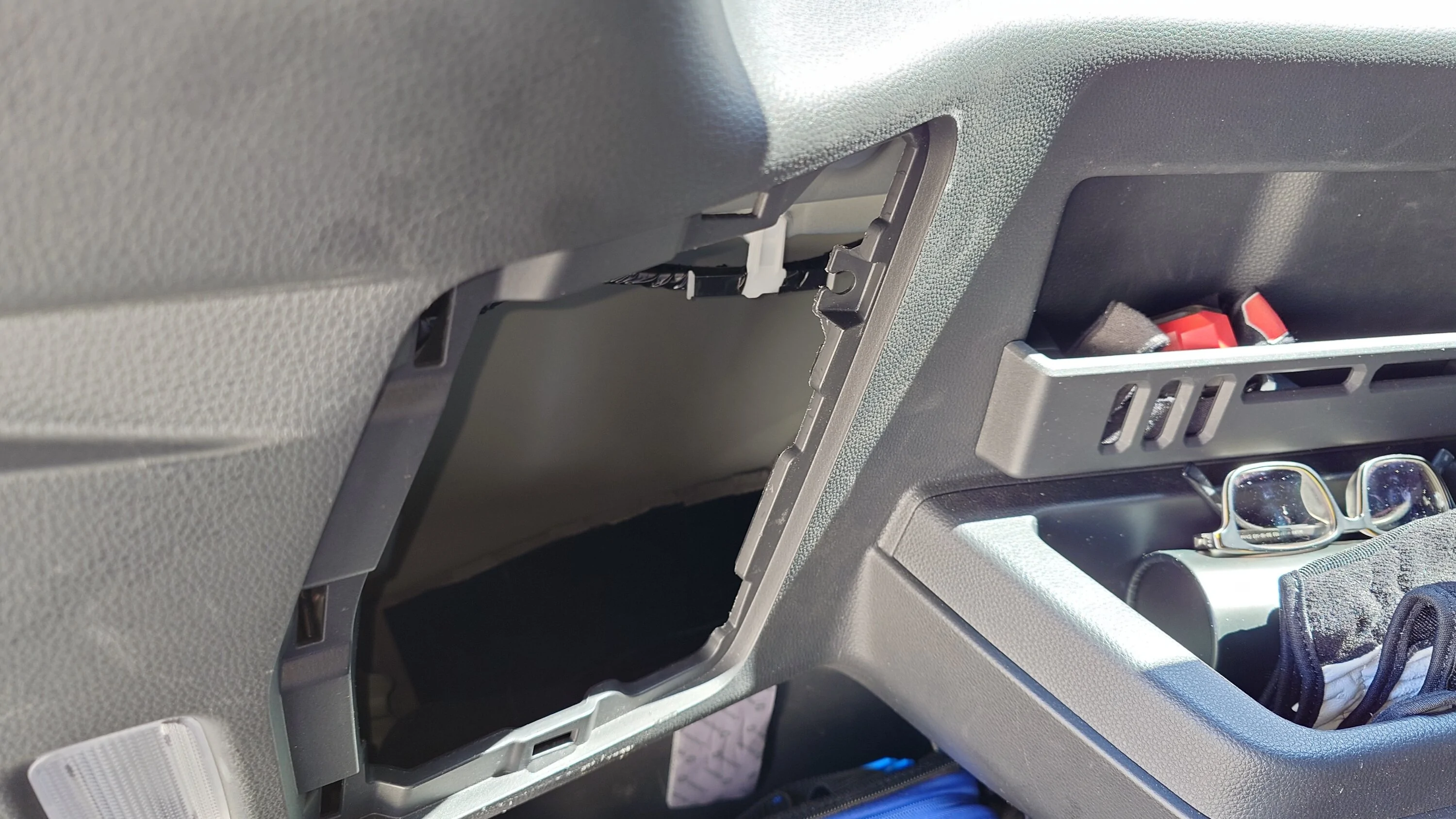 2025 4runner 6th gen Relocated the tire iron kit (under the jack) to store a hitch in the tire iron cubby 20250903_131159609