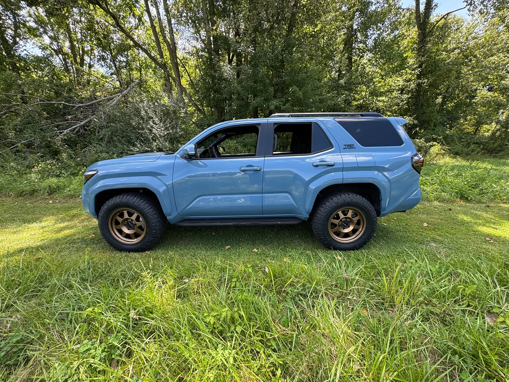 2025 4runner 6th gen Heritage Blue TRD Sport Build: AFE intake & exhaust, Bronze Method 701 +25 offset, Ridge Grappler tires (265/70/18) IMG_2309
