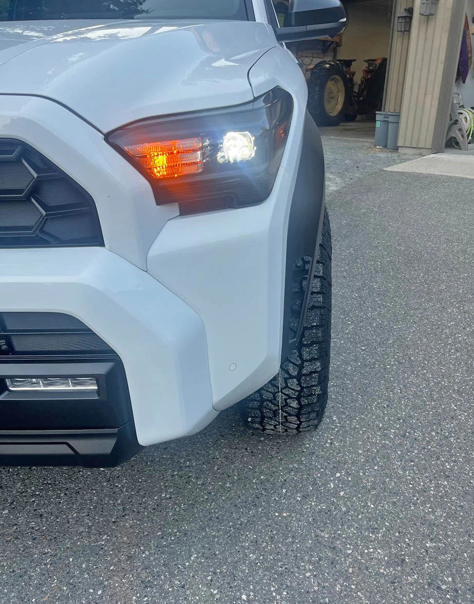 2025 4runner 6th gen 18x9 +20 offset Fuel Shok + 265/70/18 Wildpeak AT4, no lift ORP Fuel Shok 18x9 +20 offset 265:70-18 Wildpeak AT4 tires 1