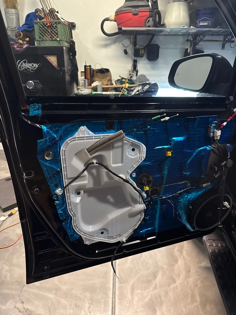 2025 4runner 6th gen Driver Side Window Rattle & Fix (From Speaker Bass) - Fixed With Foam Insulation IMG_3349