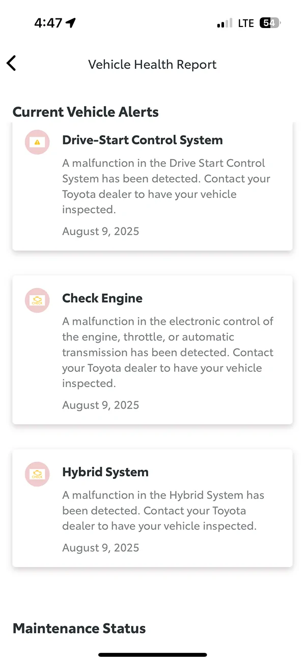2025 4runner 6th gen Hybrid system failed - "System Malfunction Visit Your Dealer" IMG_4739