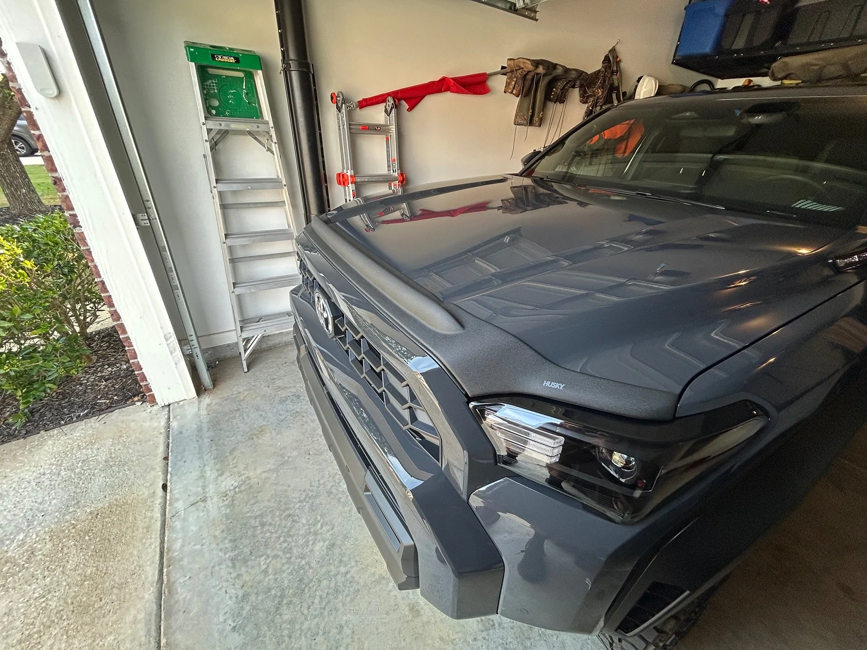 2025 4runner 6th gen Husky Rock / Bug hood deflector installed on  6th Gen IMG_8373