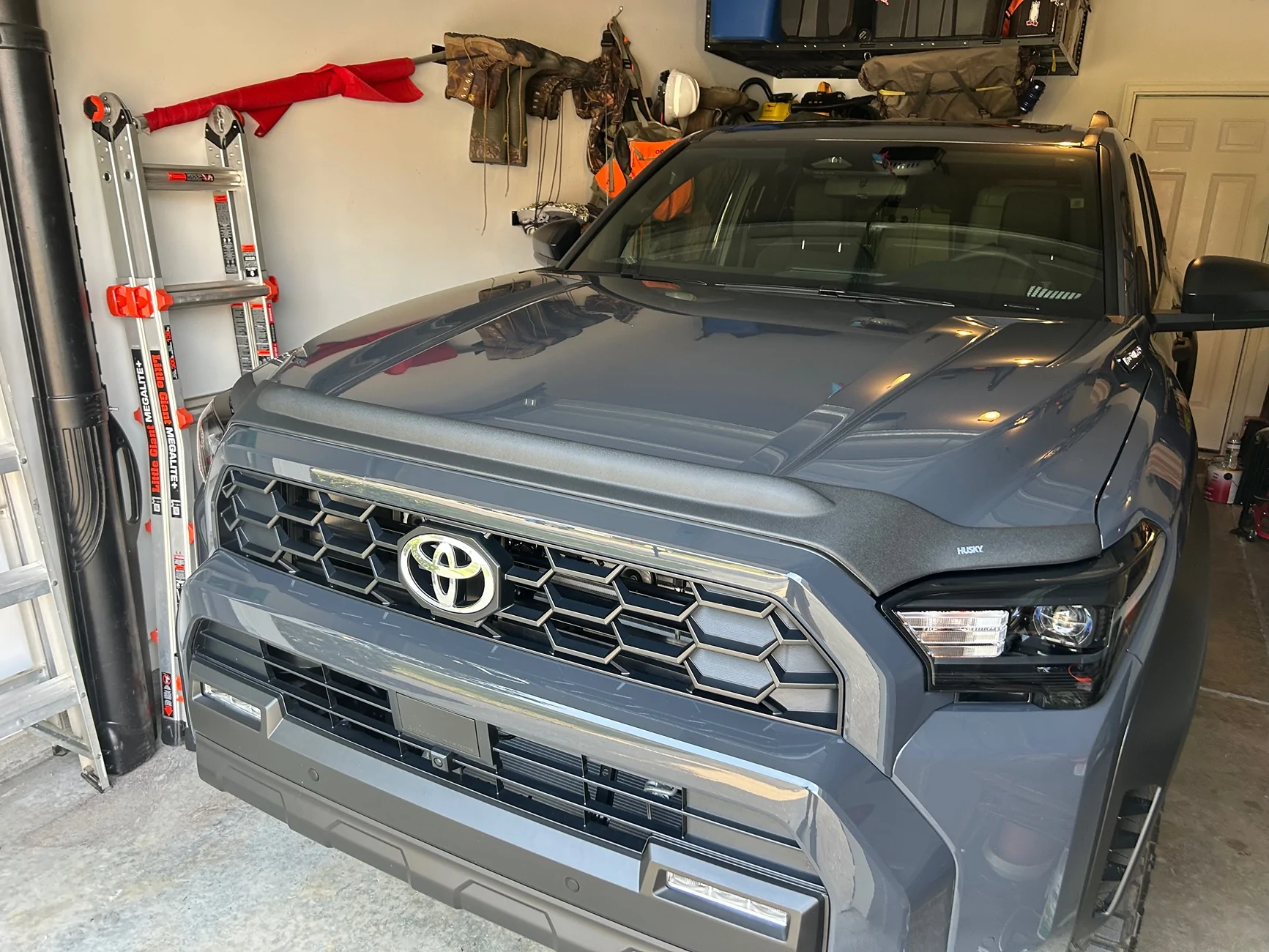 2025 4runner 6th gen Husky Rock / Bug hood deflector installed on  6th Gen IMG_8370