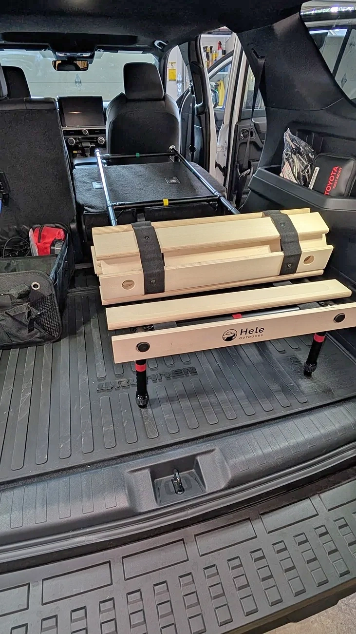 2025 4runner 6th gen Hele Box sleeping platform installed PXL_20250907_175313239