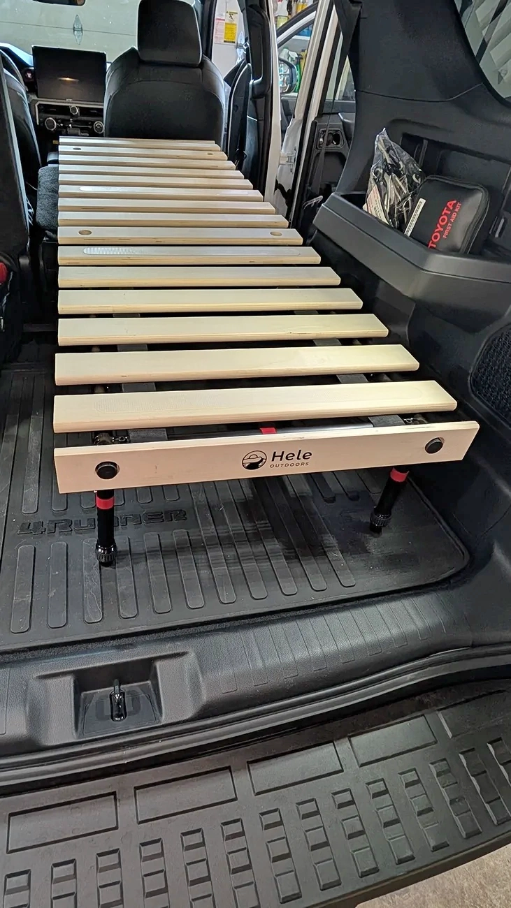 2025 4runner 6th gen Hele Box sleeping platform installed PXL_20250907_175421655