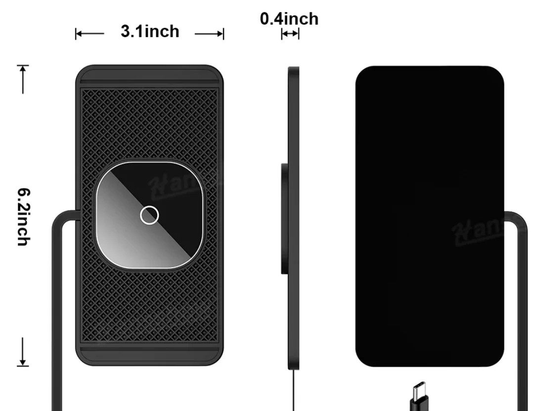 2025 4runner 6th gen 6th Gen 4Runner/Tacoma Magnetic Wireless Charger By Hansshow with 20% Off 1757387808484-5z