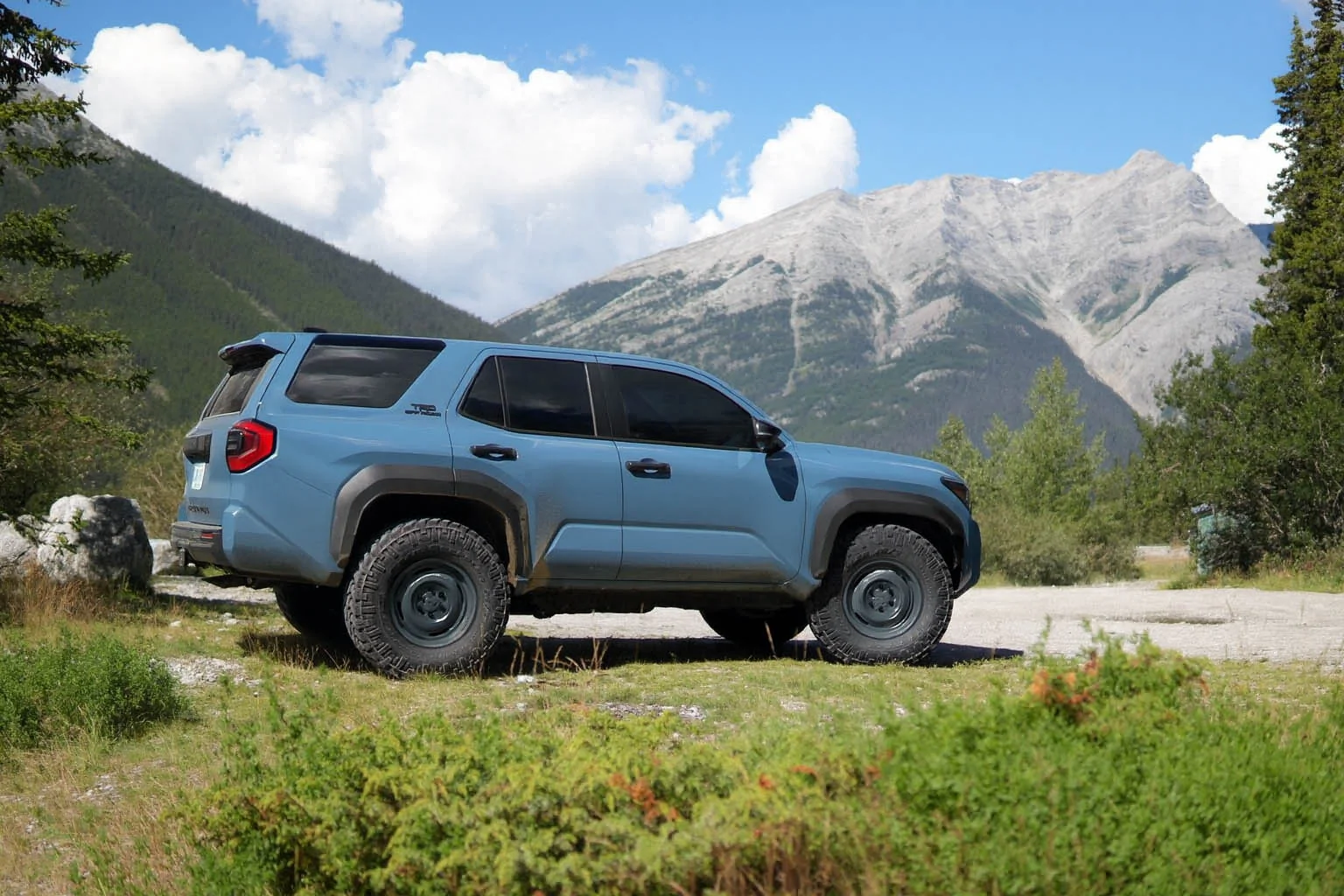 2025 4runner 6th gen Which 17" wheel would you choose for a Heritage Blue Limited? Fifteen52 Analog HD vs. Black Rhino Congo black rhino analog hd peak grey on heritage blue 4runner