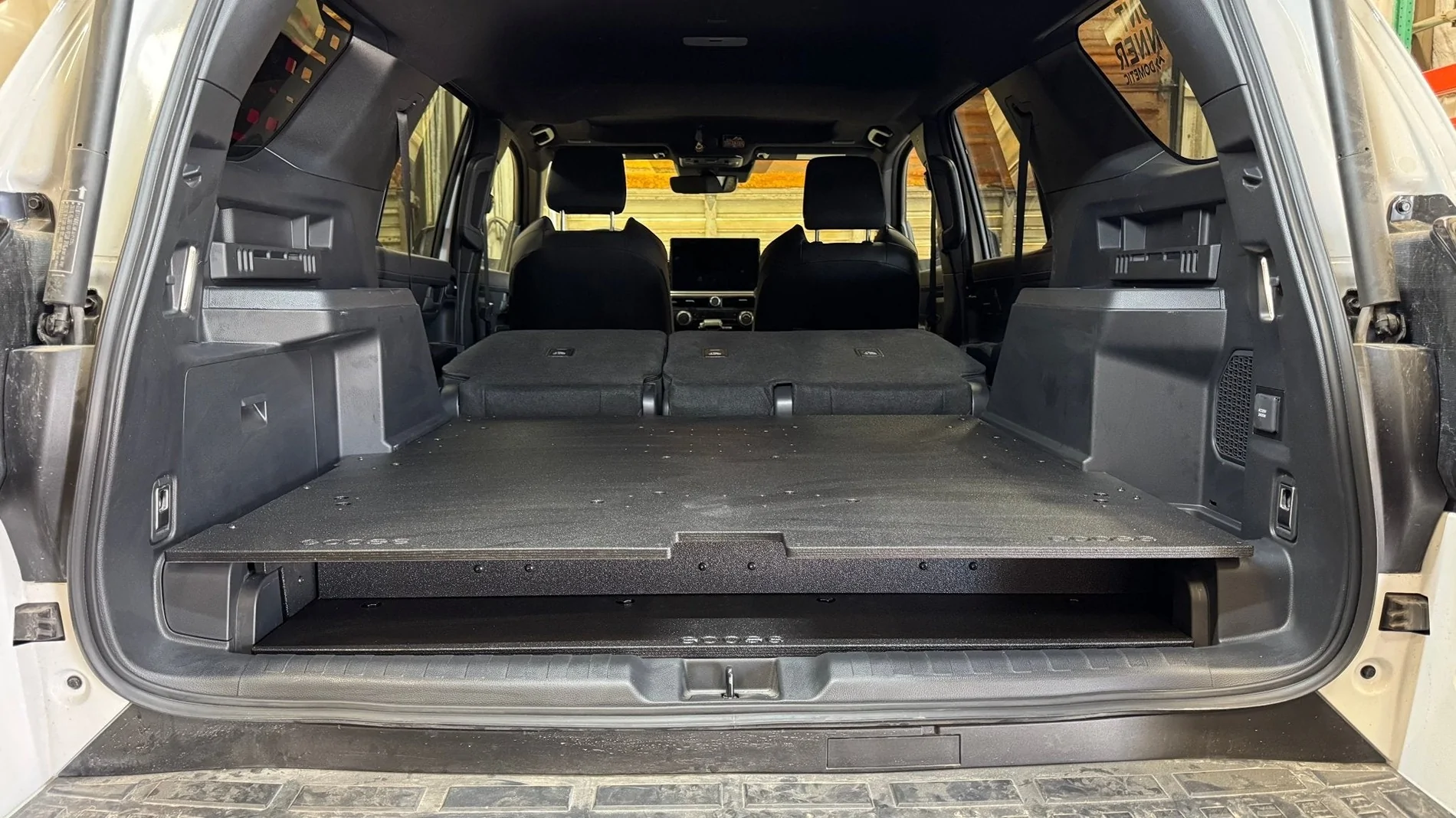 2025 4runner 6th gen Goose Gear Sleeping Platform & Cargo Floor Plate System (for hybrid and non-hybrid models) toyota-4runner-2025-present-6th-gen-hybrid-explore-series-rear-plate-system-2170328