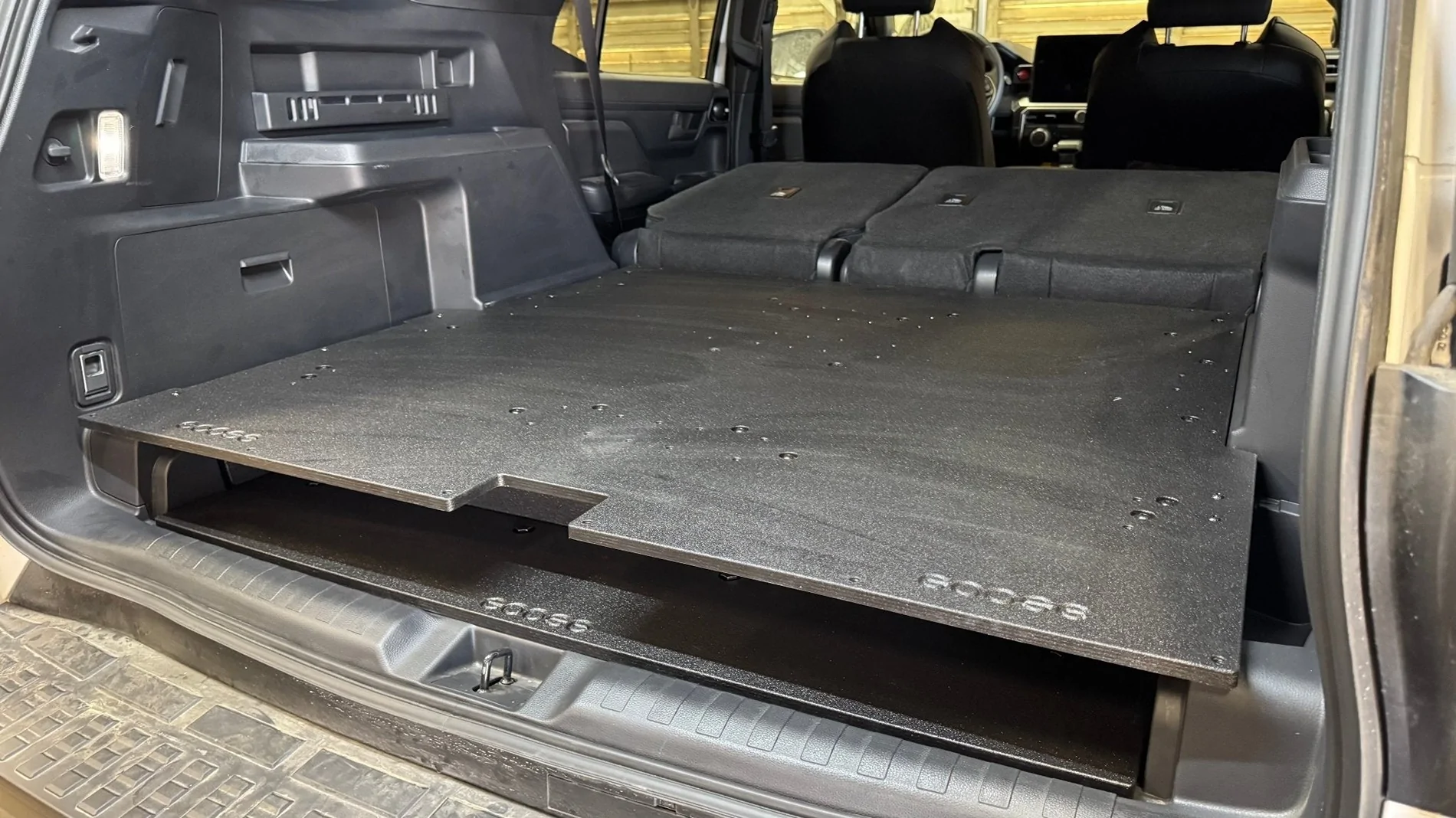 2025 4runner 6th gen Goose Gear Sleeping Platform & Cargo Floor Plate System (for hybrid and non-hybrid models) toyota-4runner-2025-present-6th-gen-hybrid-explore-series-rear-plate-system-1417929