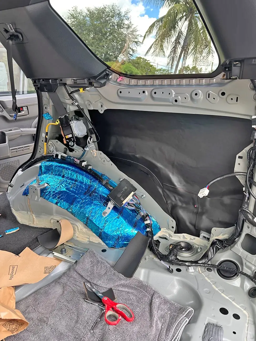 2025 4runner 6th gen Sound deadening insulation project Sound deadening insulation project