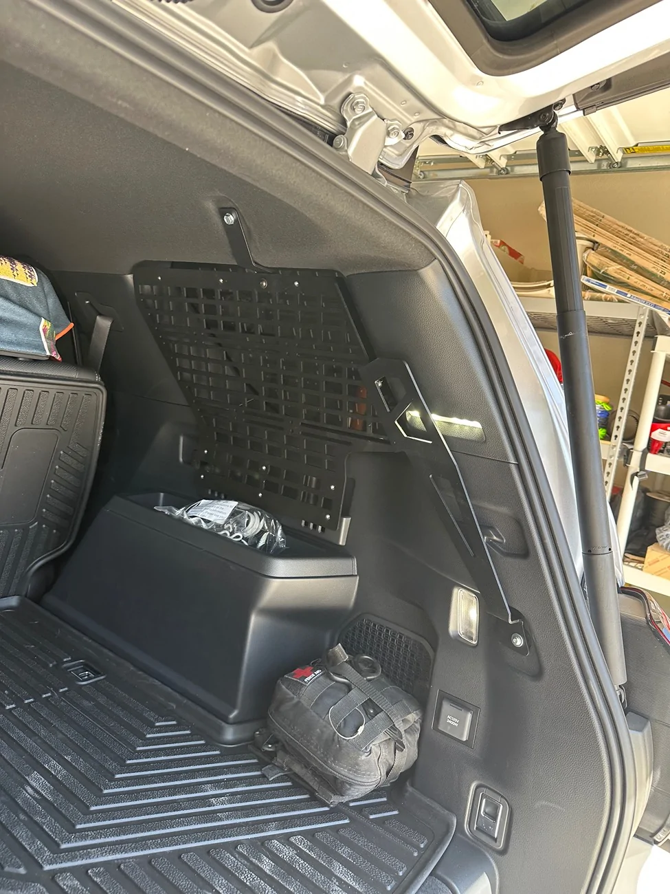 2025 4runner 6th gen Cali Raised Molle panels installed in cargo area IMG_4253