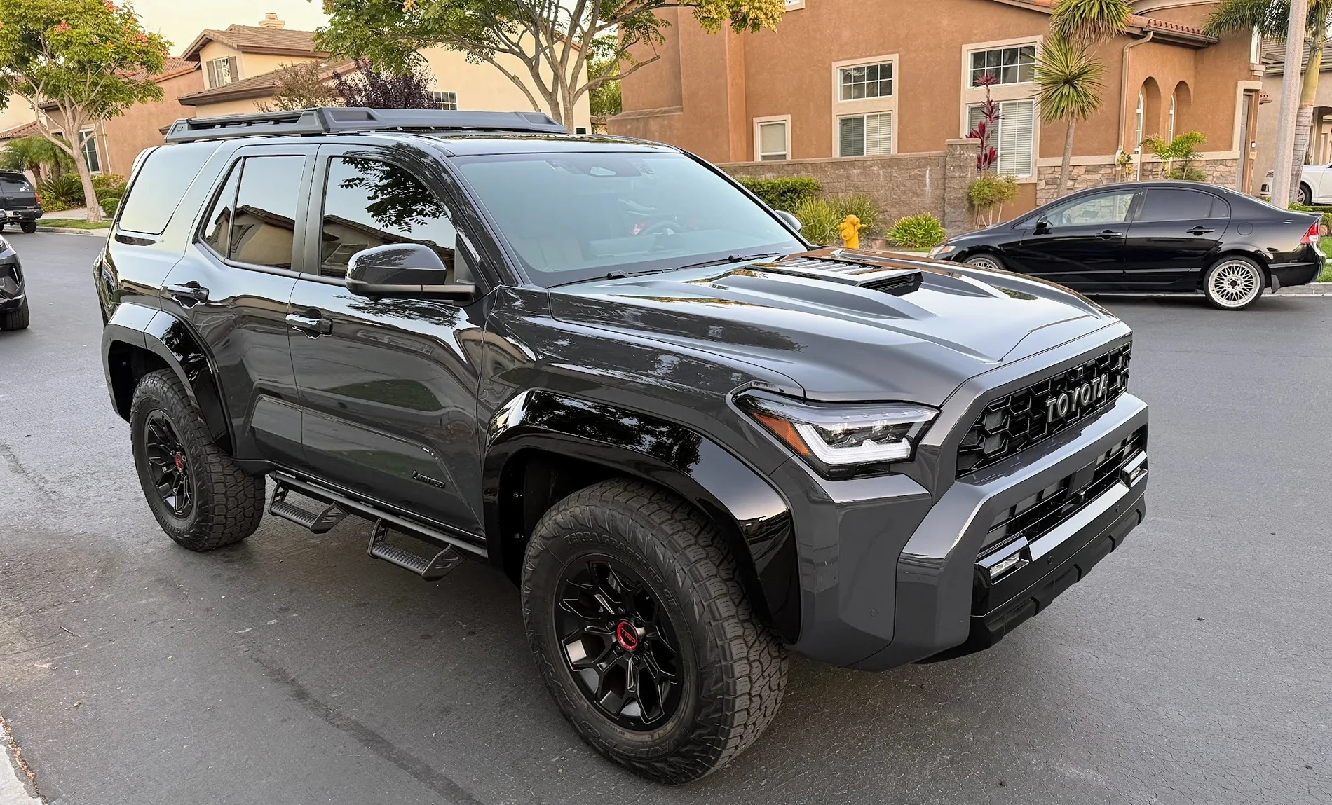 2025 4runner 6th gen Chrome delete / dechromed 4Runner Limited Transformation: Pro Heritage grill, Rough Country extended fender flares & more best