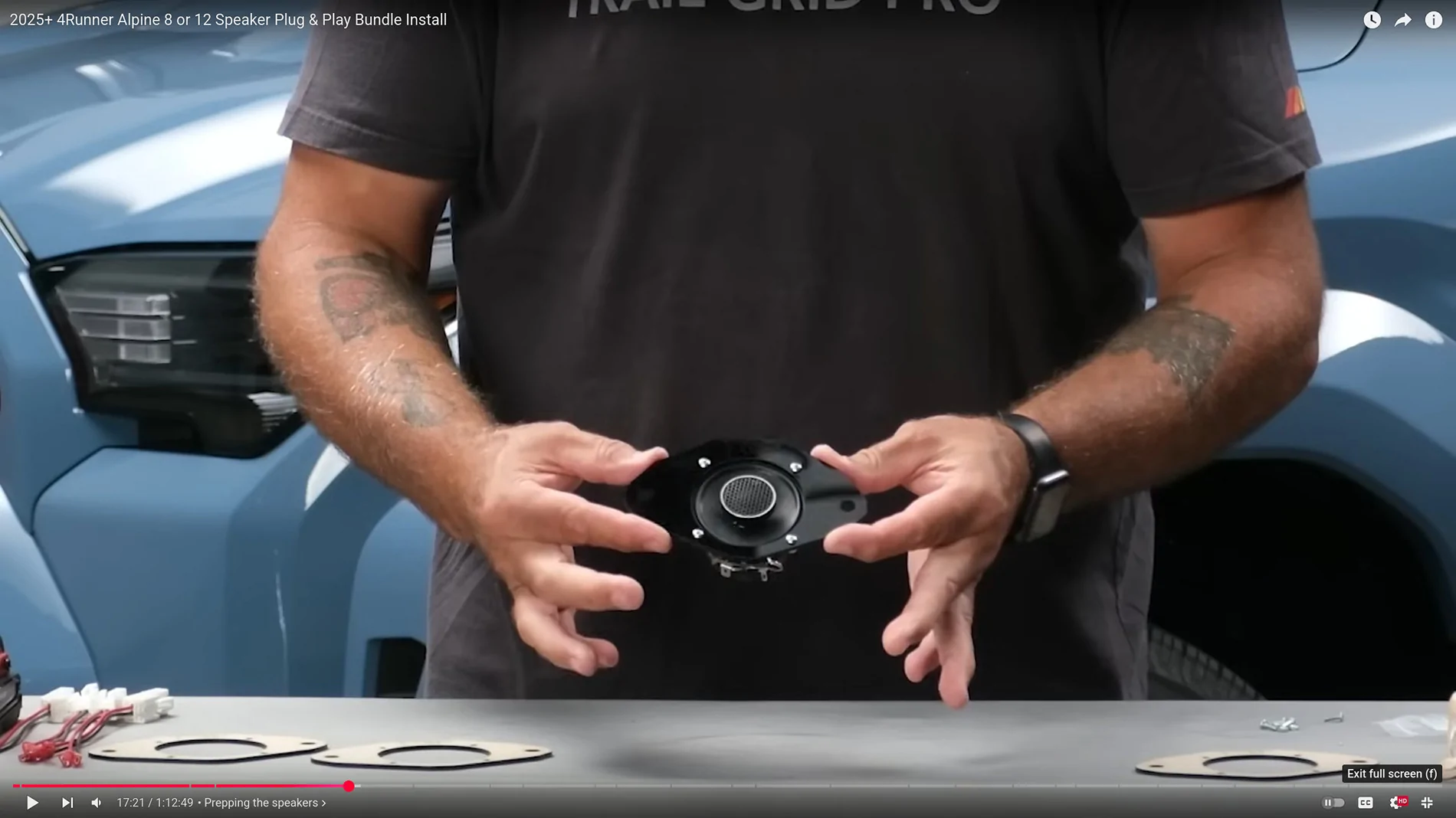 2025 4runner 6th gen Alpine speaker upgrade kit for 2025+ 4runner 6th gen (8 or 12 Speaker Plug & Play Bundle Install by Trail Grid Pro) screenshot-no