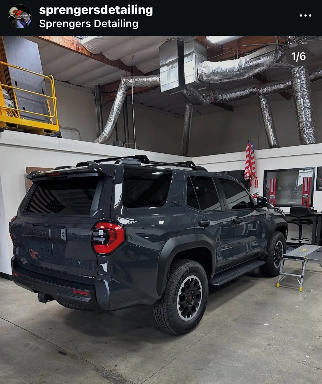 2025 4runner 6th gen Full Body STEK PPF with Ceramic Coating and 35% Cermaic Tint IMG_7391