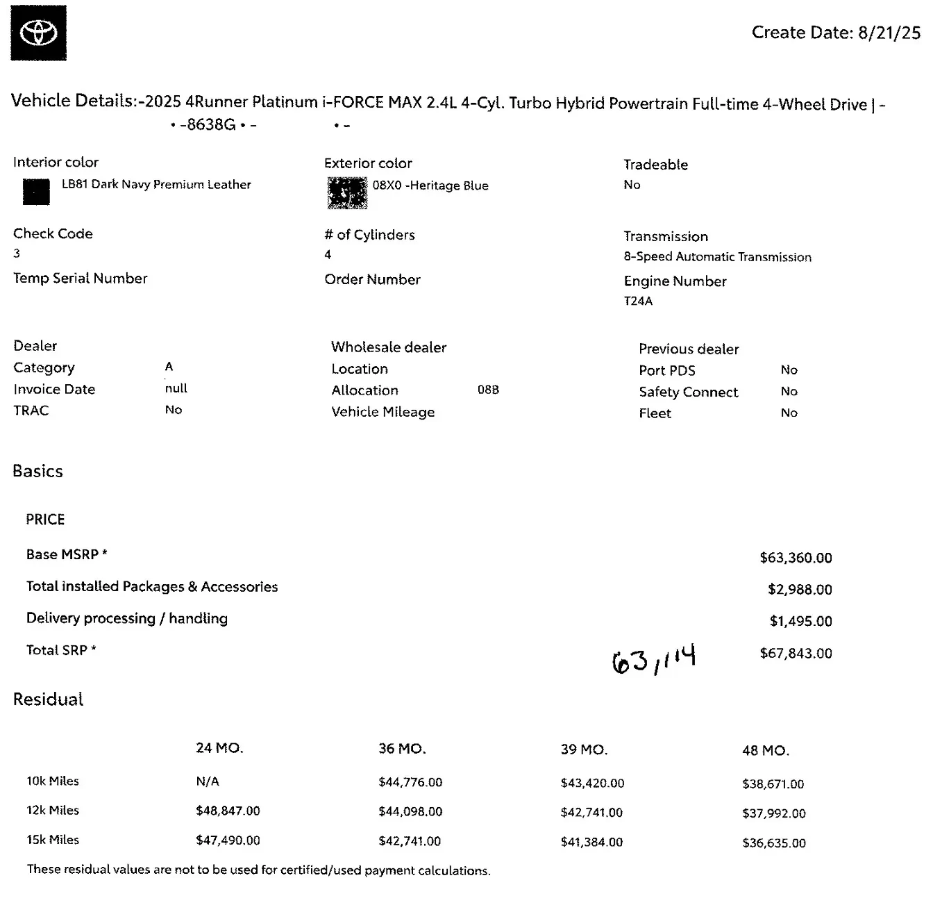 2025 4runner 6th gen How long did it take to get your 4Runner from the day you left a deposit 1758126885723-yy