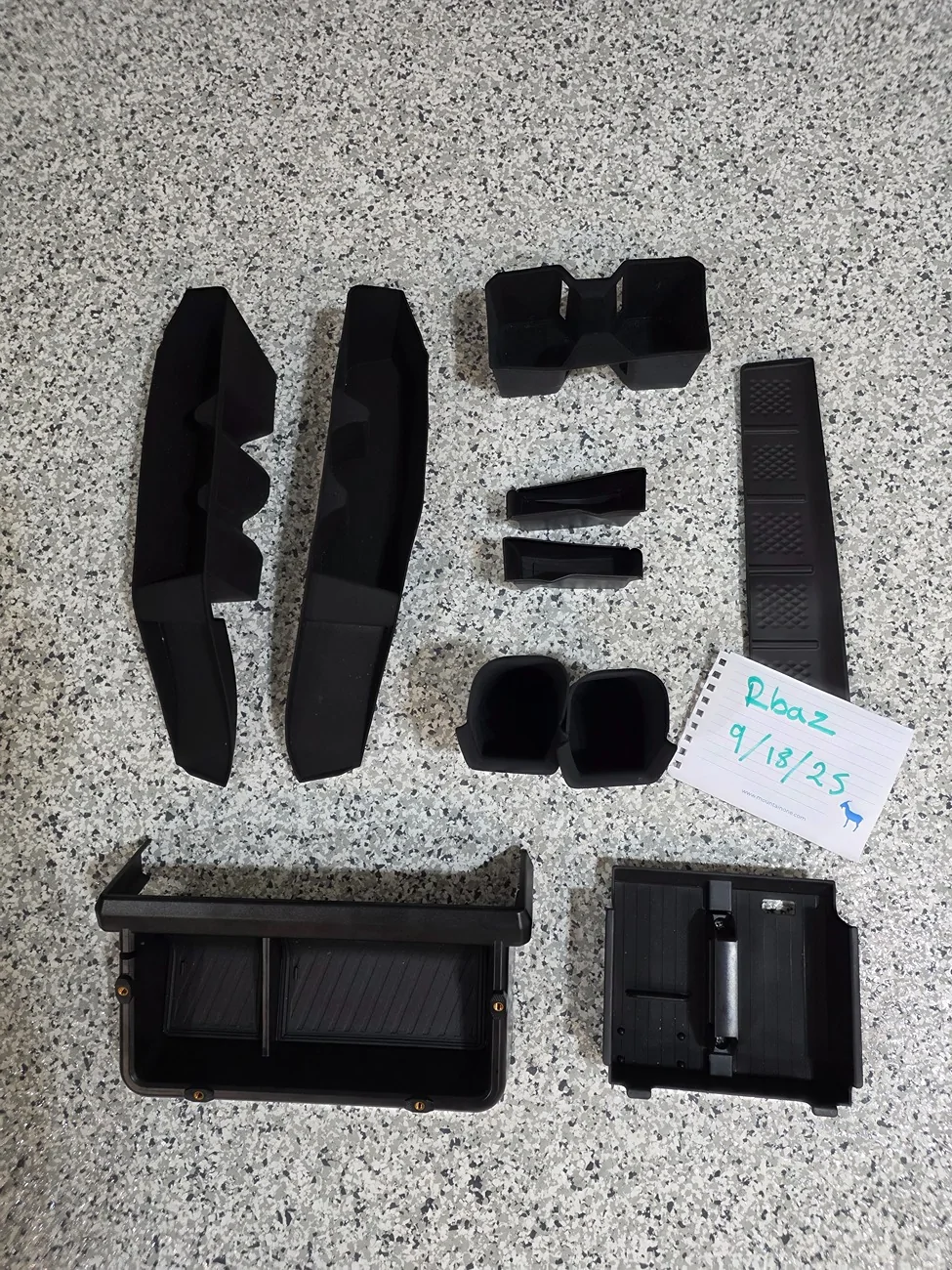 2025 4runner 6th gen Interior protection and storage 20250918_140123