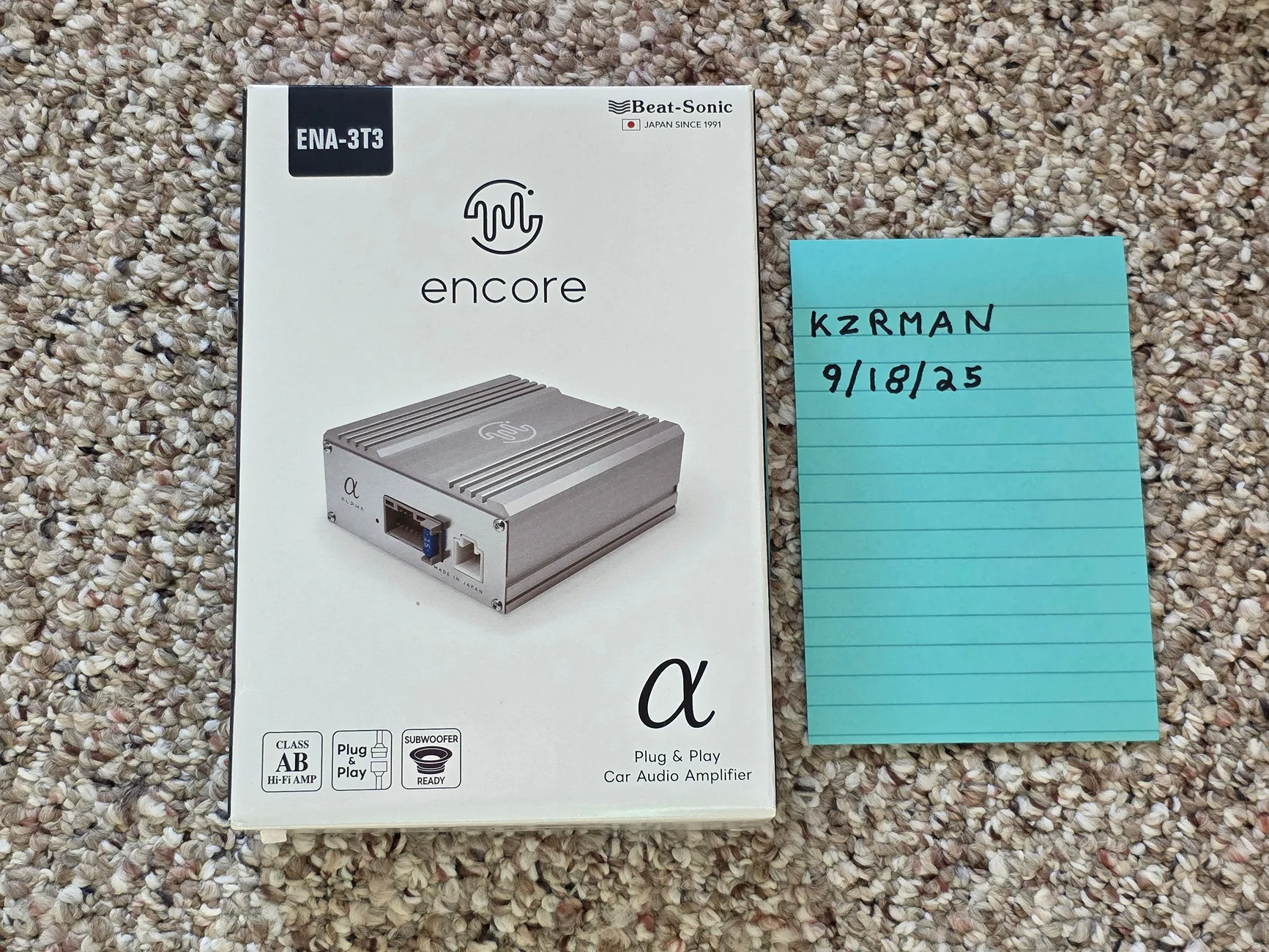 2025 4runner 6th gen Beatsonic encore ENA-3T3 amp Beatsonic ENA3t3am