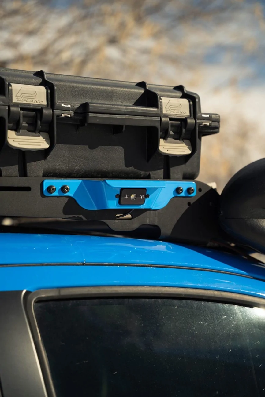 2025 4runner 6th gen Prinsu Ridgeline Handles mounted on a Westcott Designs Lo Pro Roof Rack DSC06394-scaled-1200x1800