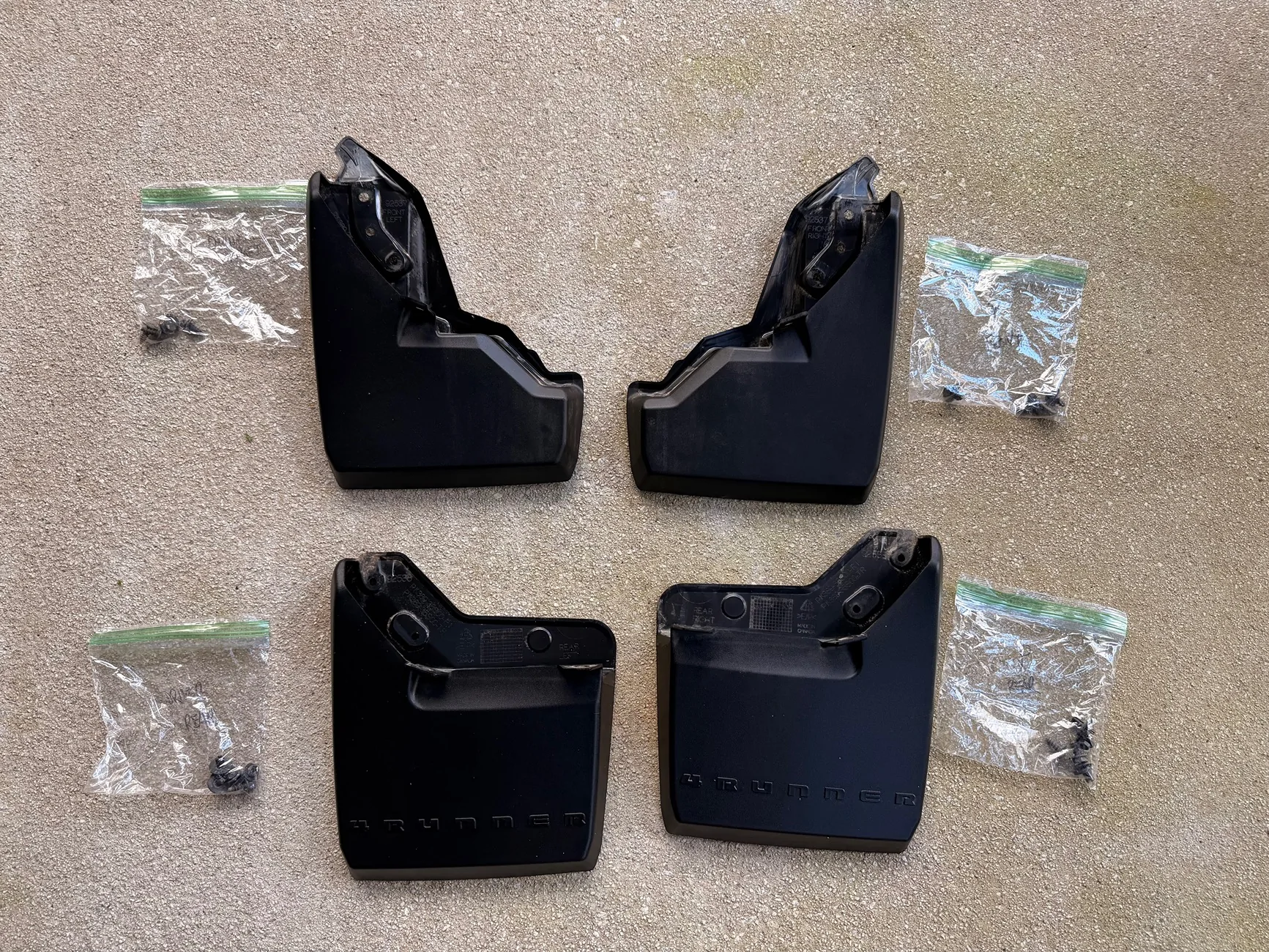 2025 4runner 6th gen OEM Toyota Mudguards - For Sale IMG_5143