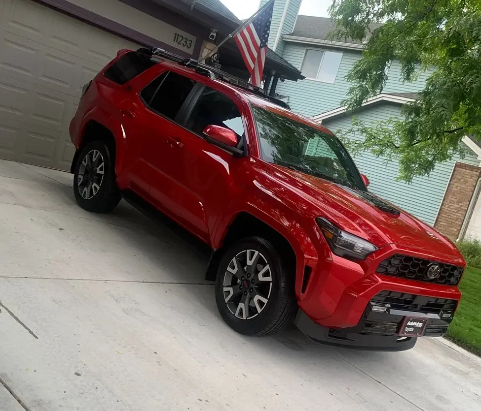 2025 4runner 6th gen My Supersonic Red TRD Sport Premium with: TRD Pro Wheels, window tint, clear bra, ceramic coating 😎 20785-24d8648d4950dcc2ff7101fba03734b6