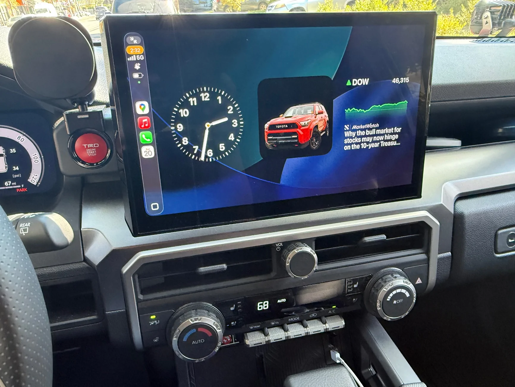 2025 4runner 6th gen New iPhone iOS 26 update: CarPlay with widgets IMG_4921