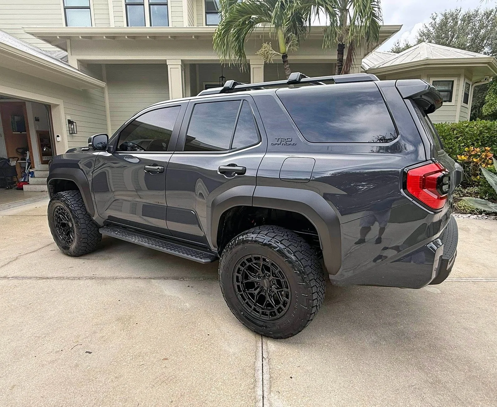 2025 4runner 6th gen TRD ORP on ReadyLift 2.5" lift front / 1" rear lift kit + 0 offset 18" Vossen black wheels + 285/65/18 Nitto Ridge Grappler tires TRD ORP on ReadyLift 2.5%22 lift front : 1%22 rear lift kit + 0 offset 18%22 Vossen HF-T blac