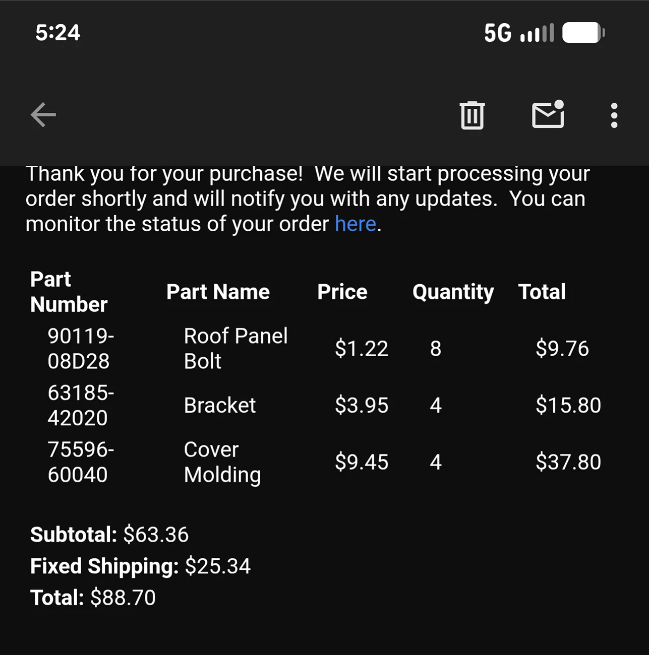 2025 4runner 6th gen Roof Rack Delete Parts? Screenshot_20250923-172450
