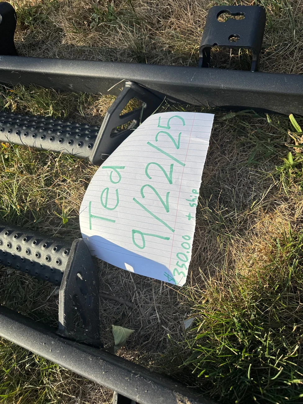 2025 2026 4runner 6th gen Factory predator running board like new $350 IMG_8366