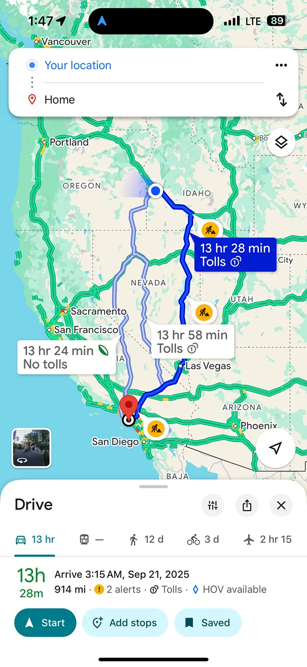 2025 4runner 6th gen How many miles did you drive to pick up your 6G 4Runner? IMG_5772