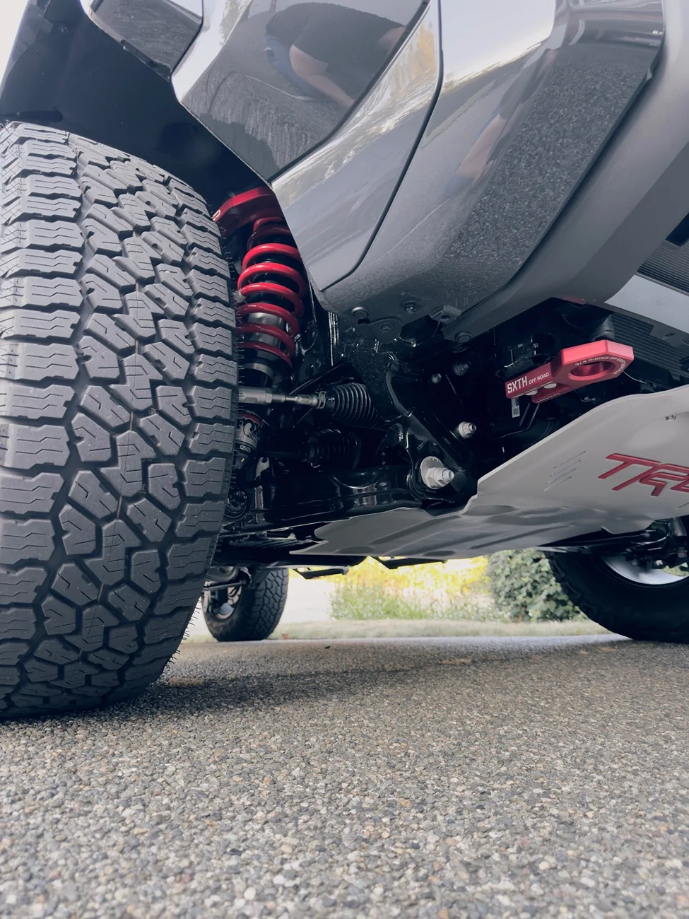 2025 4runner 6th gen 2025 4Runner TRD Pro Underground Build: TE37 +0 offset on stock 265/70/18 tires, XPEL PPF, ceramic undercoating IMG_1342