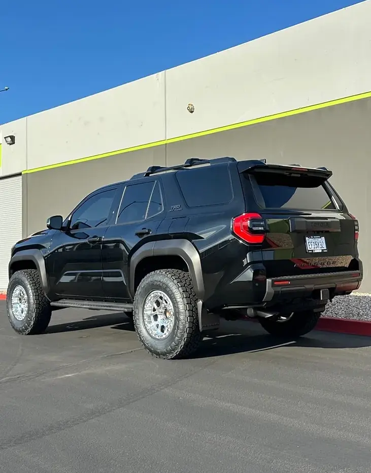 2025 4runner 6th gen 2025 ORP *black* on KMC 0 offset / Toyo AT3 (285/75/17) 2025 ORP *black* on KMC 0 offset : Toyo AT3 (285:75:17) 2