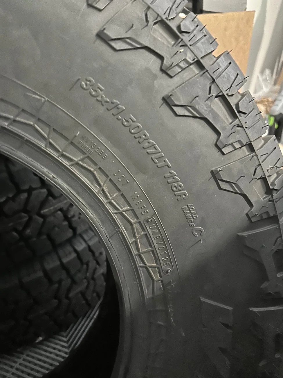 2025 4runner 6th gen Falken Wildpeak A/T4W 35X11.5R17LT DURASPEC 3-Ply Load Range C IMG_3022