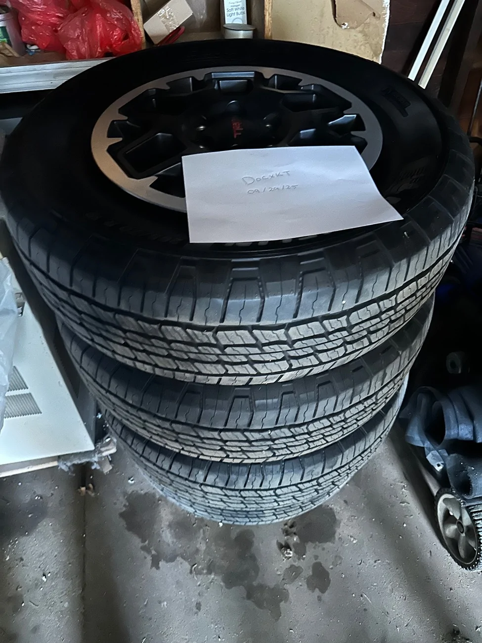 2025 4runner 6th gen Selling OEM TRD ORP rims and tires IMG_7298
