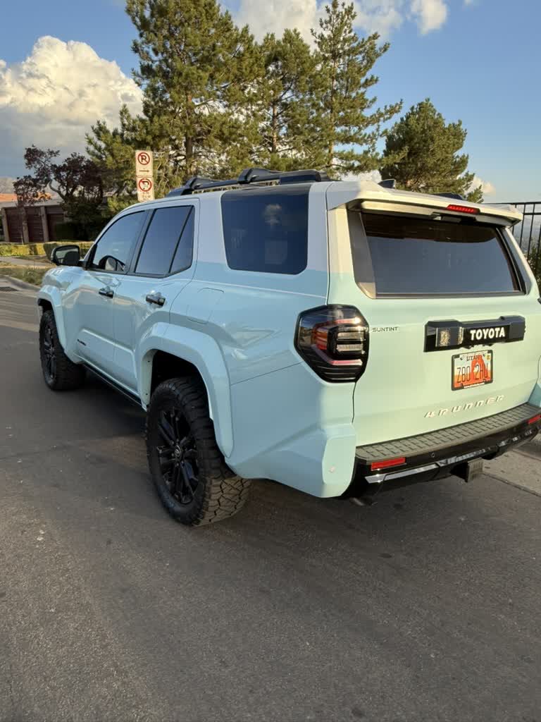 2025 4runner 6th gen Glacier Ice Wrap on our Platinum + custom dash cover Glacier Ice Wrap on our Platinum + custom dash cover 1