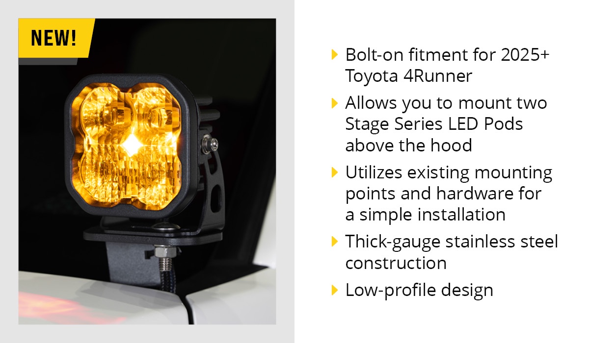 2025 4runner 6th gen NEW 2025+ 4Runner Stage Series Kits | Diode Dynamics (Ditch Light Kit, Reverse Light Kit, and HitchMount LED Pods) 21bCJEQ