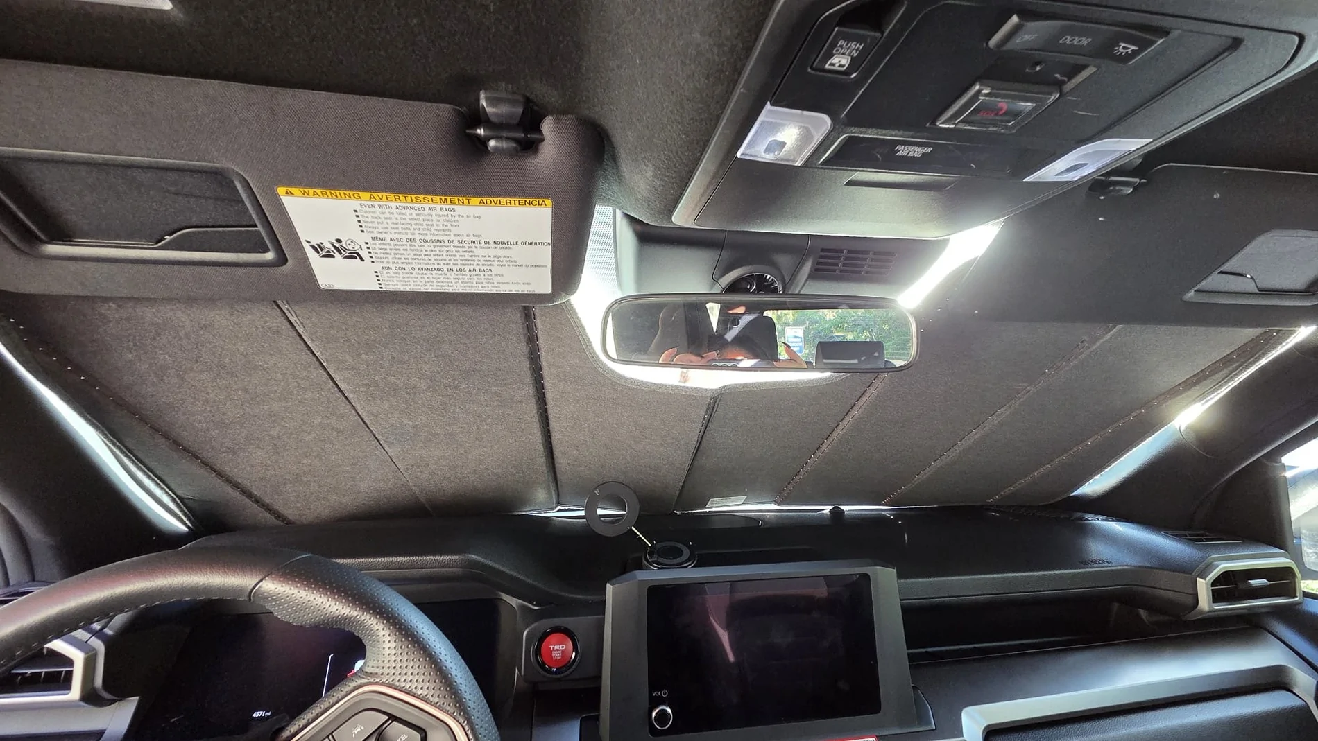 2025 4runner 6th gen Toyota TRD Sunshade / Sun Shade Part Number #PTQ24-34230 IMG-20251001-WA0002