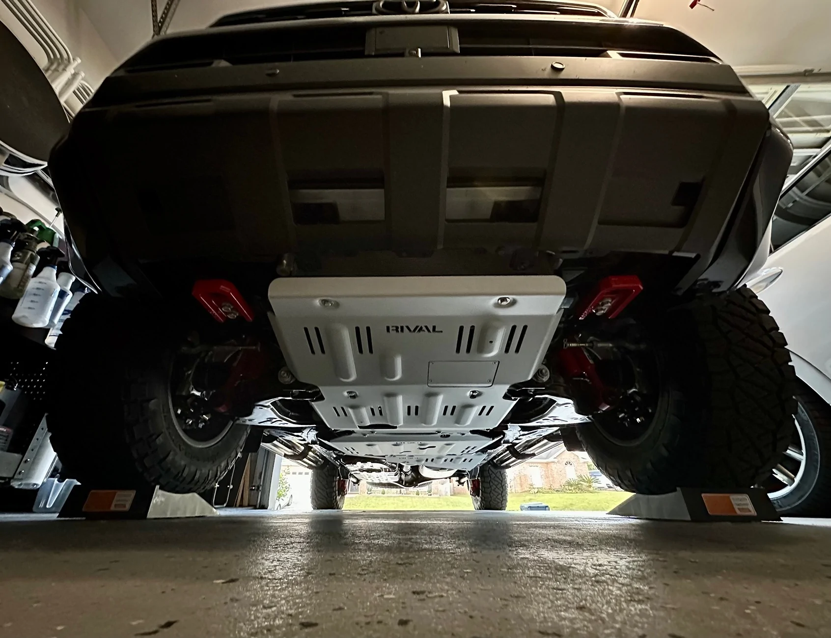 2025 4runner 6th gen Rival 4x4 skid plates (transmission & transfer case) installed IMG_8689