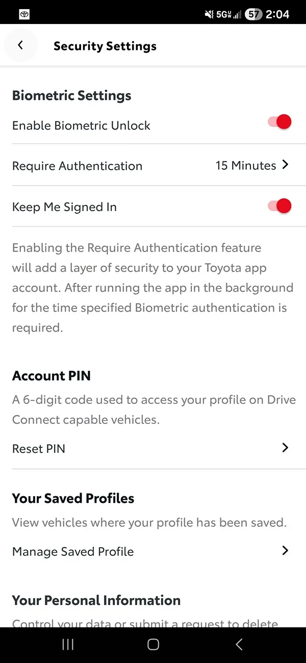 2025 4runner 6th gen Digital Key Issues Screenshot_20251002_140413_Toyota
