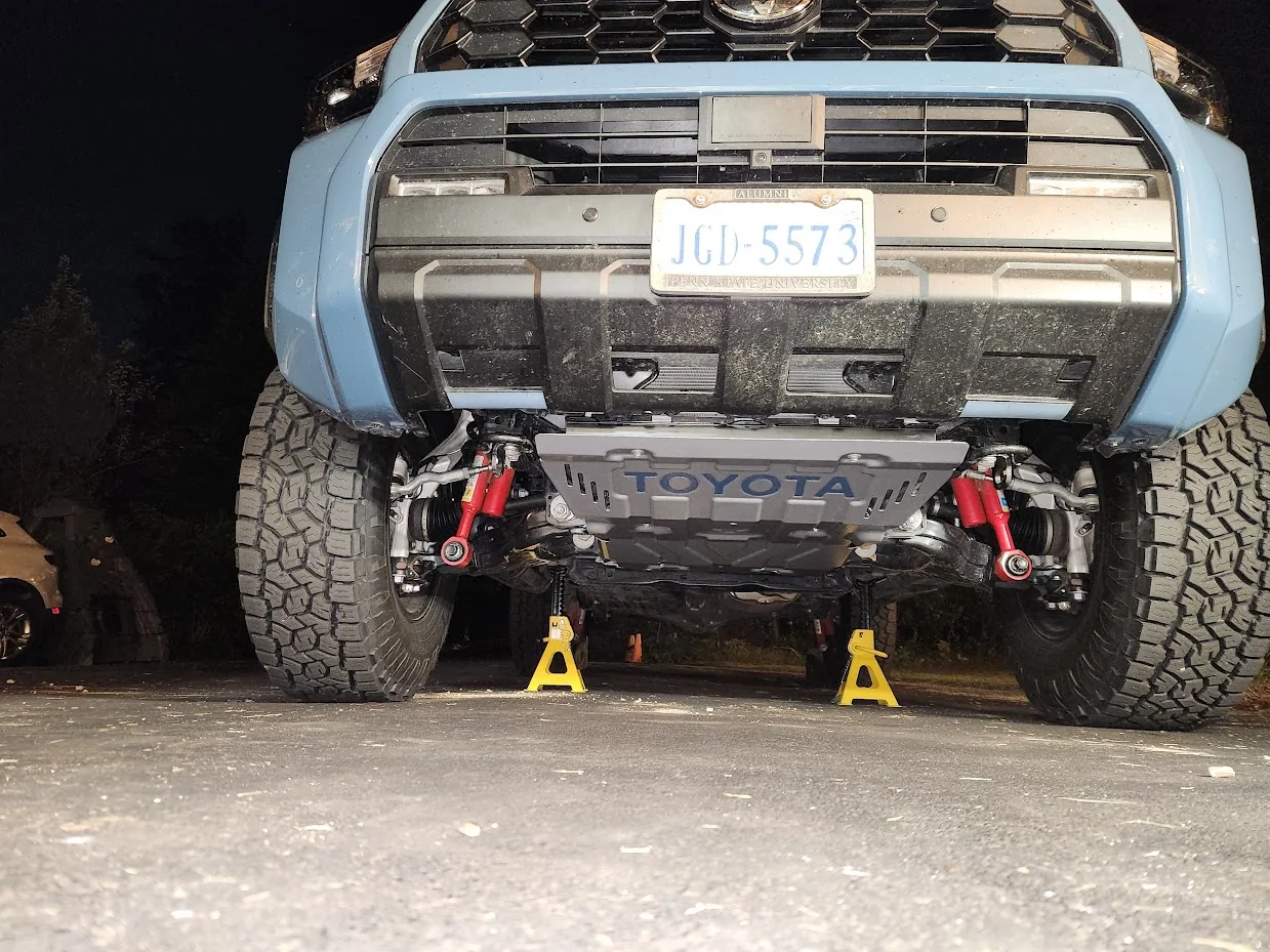 2025 4runner 6th gen Land Cruiser skid plate fits Hybrid 2025+ 4Runner 6th gen (installed on TRD Off-Road). Part number # inside 20251002_221821