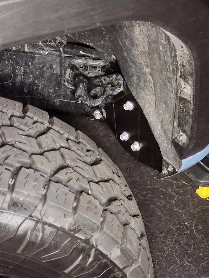 2025 4runner 6th gen ARK rear splash guards for rear fender wells - installed photos 20251002_205845