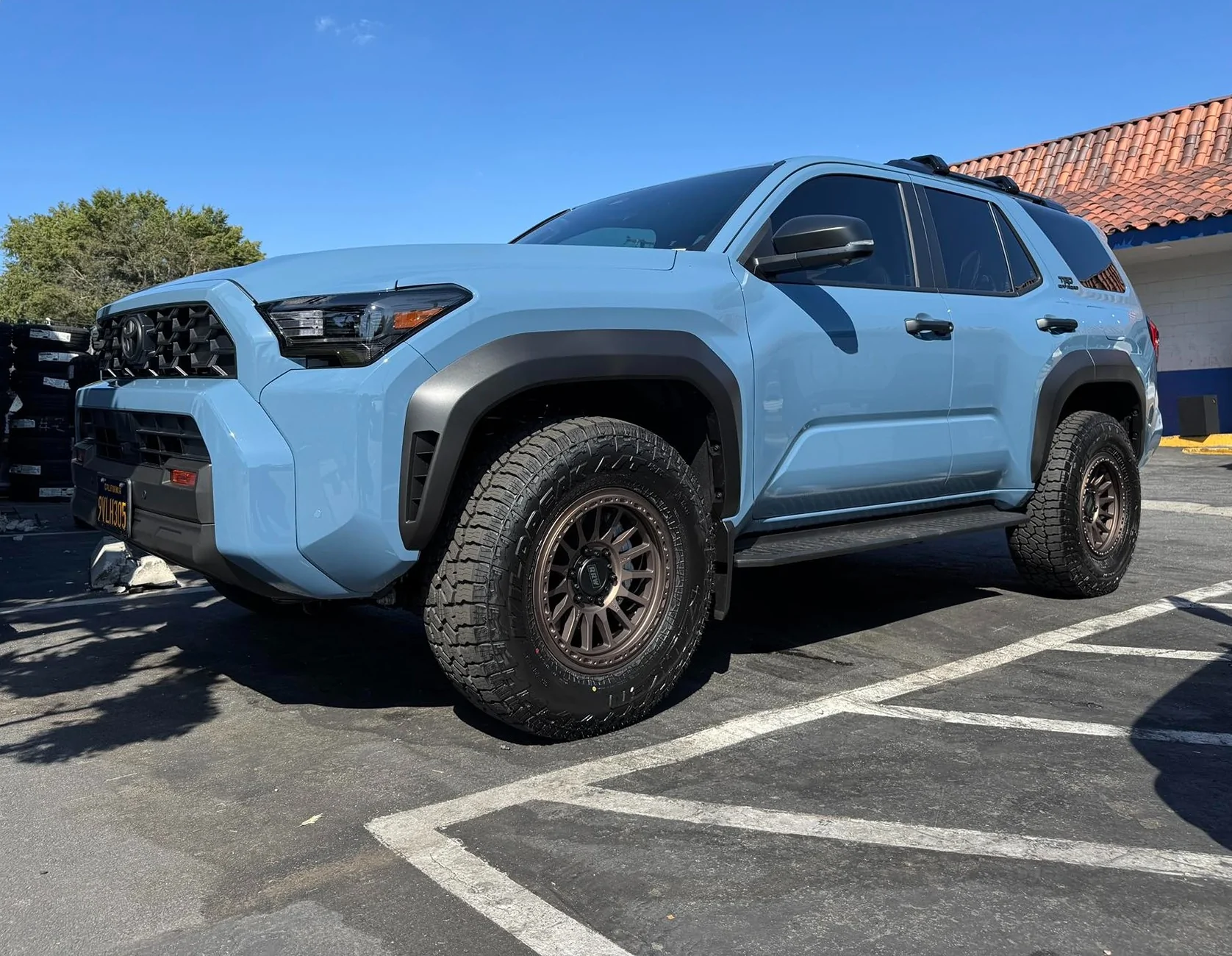 2025 4runner 6th gen TRD ORP on RR7-H wheels +25 offset and Falken Wildpeak AT4W 285/70/17 tires TRD ORP on RR7-H wheels +25 offset and Falken Wildpeak AT4W 285:70:17 tires