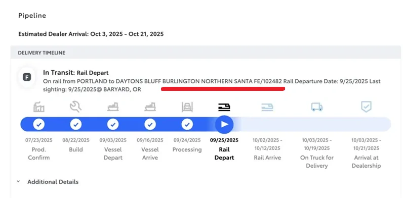 2025 4runner 6th gen Tracking 4Runner in transit 1759545597176-d