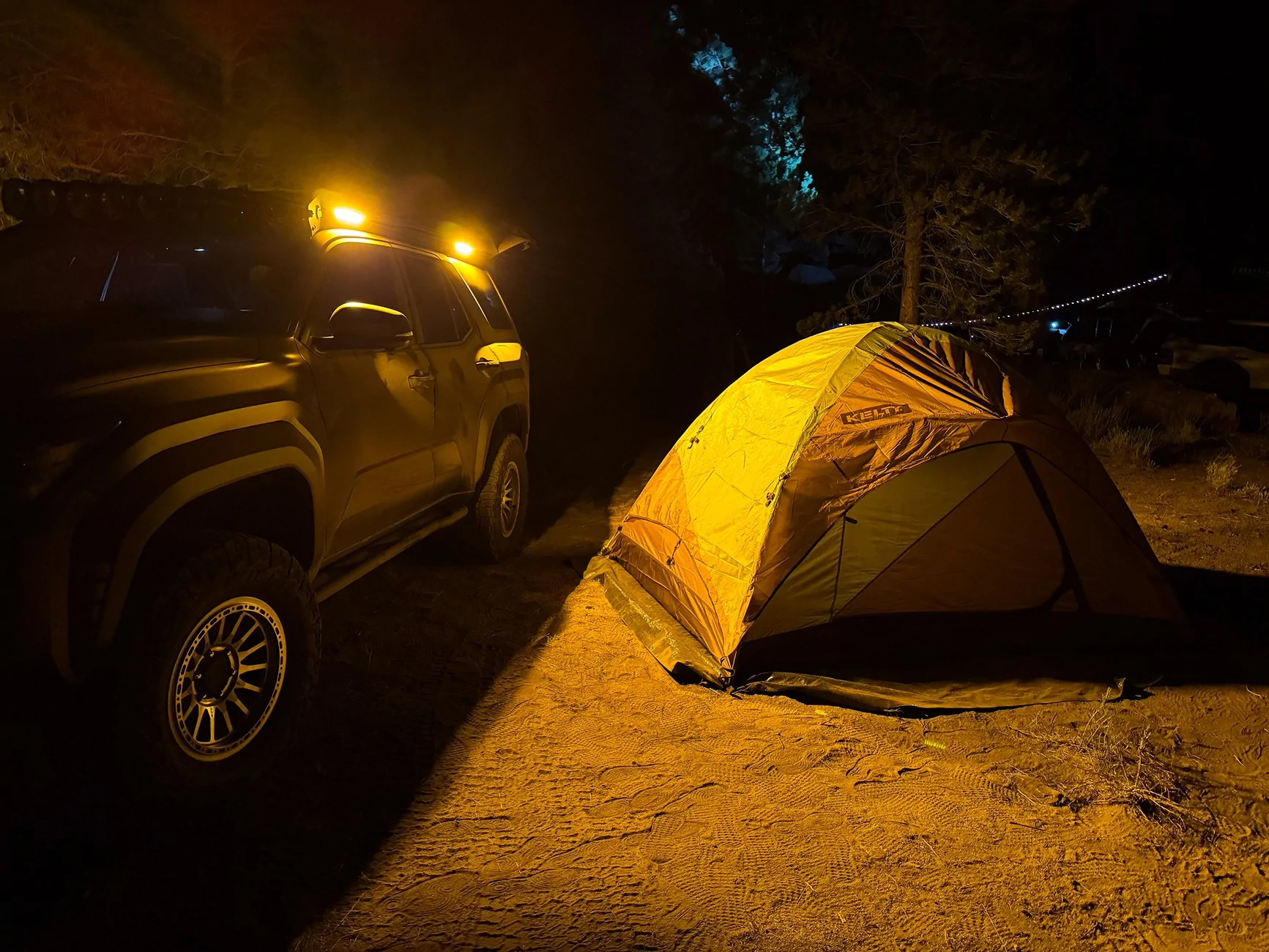 2025 4runner 6th gen KC HiLites Platform One Roof Rack w/ SideCast Lights and Gravity Titan 8 Light Bar KC HiLites Platform One Roof Rack w: SideCast Lights and Gravity Titan 8 Light Bar 4